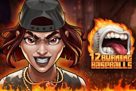 Capa do slot 12 Burning Baseballs