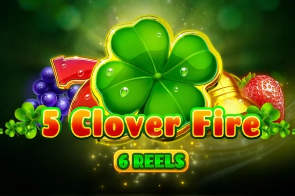 Capa do slot 5 Clover Fire 6 Reels